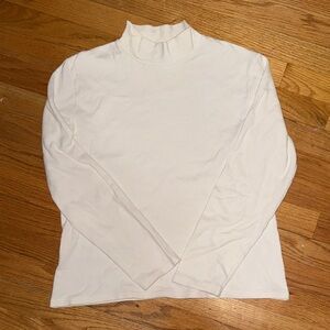 Croft & Barrow Cream Stretch Turtleneck